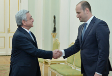 Նախագահն ընդունել է Վրաստանի արտաքին գործերի նախարարին 