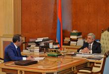 Նախագահին բնապահպանության նախարարը զեկուցել է ոլորտում իրականացվող բարեփոխումների մասին
