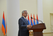 Նախագահի խոսքը բարձր առաջադիմություն ցուցաբերած, ինչպես նաև միջազգային օլիմպիադաներում հաղթած դպրոցականների և երիտասարդների հետ հանդիպմանը