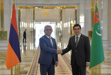President Serzh Sargsyan attends opening of 5th Asian Games in Turkmenistan