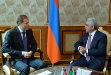 President receives RF Minister of Industry and Trade

