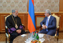 President receives High Representative of Mekhitarist Congregation, His Eminence Archbishop L&eacute;von Z&eacute;kiyan