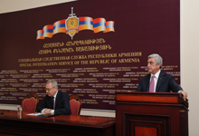 Президент принял участие в торжественном заседании, посвящённом 10-летию создания Специальной следственной службы