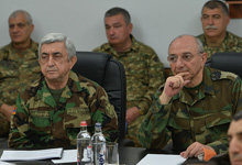 Президент Серж Саргсян прибыл с рабочим визитом в Арцах