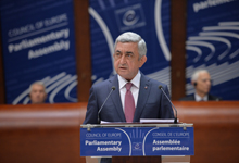 President Serzh Sargsyan's speech at the January session of the PACE 
