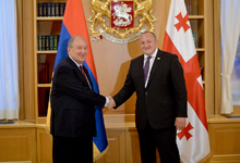 Working visit of President Armen Sarkissian to Georgia