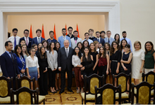 President met with students-participants of the AGBU programs