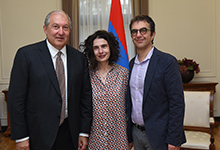 President received Atom Egoyan and Arsin&eacute;e Khanjian 
