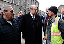 &laquo;Երևան, իմ սերն&raquo; ու &laquo;Գյումրի, իմ սերը&raquo;՝ ապագա գործընկերներ. Նախագահ Սարգսյանն աշխատանքային այցով եղել է Գյումրիում