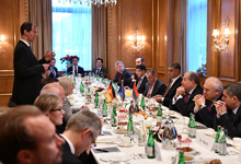 President Sarkissian met with the heads of a number of leading German companies