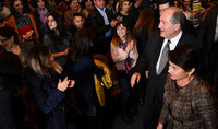President Armen Sarkissian in Gyumri attended the &ldquo;Wedding behind the frontline&rdquo; performance 
