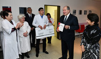 
Donation tickets of President Sarkissian and the German Red Cross were handed to the Berlin medical center in Gyumri
