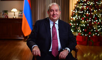 President Armen Sarkissian sent a congratulatory message on the occasion of New Year and Holy Christmas
