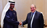 Նախագահ Արմեն Սարգսյանը հանդիպել է Արաբական Միացյալ Էմիրությունների պետնախարար Սուլթան Ալ-Ջաբերի հետ
