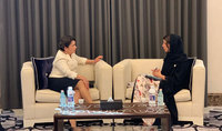Minister of State of the UAE invited Mrs. Nouneh Sarkissian to the Dubai Book Fair
