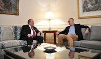 President Armen Sarkissian and Executive Director of the Nestl&eacute; Waters company discussed opportunities for cooperation