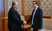 President Sarkissian met with the Innovation Editor of the Financial Times John Thornhill
