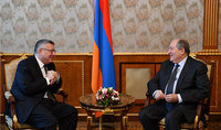 President Sarkissian received the Co-Chair of the
Armenian Assembly of Armenia