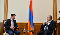 Նախագահ Արմեն Սարգսյանն ընդունել է &laquo;Վերադարձ Հայաստան&raquo; հիմնադրամի համահիմնադիրներին
