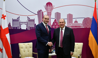 Հայ-վրացական հարաբերությունները զարգացման մեծ ներուժ ունեն. նախագահը հանդիպել է Վրաստանի վարչապետ հետ
