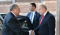 On the occasion of Russia&rsquo;s Day, President Sarkissian visited the Embassy of the Russian Federation in Armenia