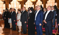 Սուրբ Էջմիածնում առնչվում ես հոգևոր Հայաստանին. Հանրապետության նախագահ Արմեն Սարգսյանը մասնակցել է Մայր Աթոռ Սուրբ Էջմիածնի հիմնանորոգված Վեհարանի  բացման արարողությանը