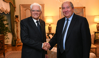 Հայաստանի ու Իտալիայի նախագահները պատրաստակամ են առավել մեծ ջանքեր ներդնել երկկողմ հարաբերությունները զարգացնելու ուղղությամբ․ Արմեն Սարգսյանը հանդիպել է Սերջիո Մատարելլայի հետ