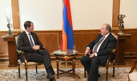 President received the founder of the Schneider Group: Armenia is a good bridge between European Union and Eurasian Economic Union