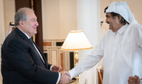 President Armen Sarkissian had a meeting with the Father Emir of Qatar
