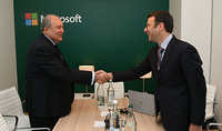 &laquo;Մայքրոսոֆթ&raquo;-ը հետաքրքիր գործընկեր կարող է լինել նախագահական ATOM ծրագրի համար․ նախագահ Սարգսյանը Դավոսում հանդիպել է ընկերության Համաշխարհային կոմերցիոն բիզնեսի գործադիր փոխնախագահ Ջուդսոն Ալթհոֆի հետ