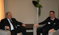 Simens и президентский проект АТОМ могут плодотворно сотрудничать &ndash; Армен Саркисян встретился с членами Совета директоров компании Роландом Бушем и Седриком Нейком