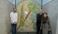 President Armen Sarkissian and Mrs. Nouneh Sarkissian at the Rockefeller Archeological Museum in Jerusalem observed a collection of Armenian porcelain: this is an indivisible part of the Holy City&rsquo;s cultural landscape