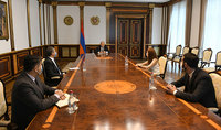 Նախագահ Սարգսյանն ընդունել է Ազգային ժողովի &laquo;Իմ քայլը&raquo; խմբակցության ղեկավար Լիլիթ Մակունցին և խմբակցության անդամ Ռուբեն Ռուբինյանին