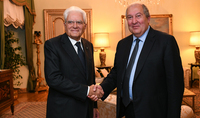 President Armen Sarkissian congratulated President of Italy: soon the pandemic will be defeated, and we will double our efforts aimed at the establishment of the strongest possible relations between our countries