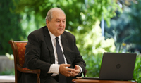President Armen Sarkissian through a video call participated at the Horasis prestigious international conference: coronavirus is bellowing, &ldquo;Wake up, the world has changed&rdquo;