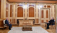 Президент Армен Саркисян встретился с Послом России в Армении Сергеем Копыркиным
