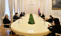 Необходимо сконцентрировать весь потенциал специалистов сферы международной правовой защиты. Президент Армен Саркисян встретился с группой представителей юридической общественности