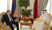 Նախագահ Արմեն Սարգսյանը շնորհավորել է Կատարի էմիրին` երկրի Ազգային տոնի առթիվ