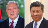 Председатель Китая пожелал скорейшего выздоровления Президенту Армену Саркисяну