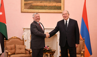 President Armen Sarkissian sent a congratulatory message to King Abdullah II of Jordan on his birthday