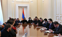 A meeting with a group of families of those reported missing took place in the Office of the President of the Republic