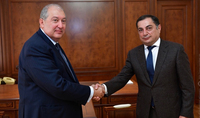 Le Président Armen Sarkissian a rencontré Vahram Baghdasaryan