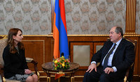 President Armen Sarkissian met with Lilit Makunts, the leader of the "My Step" faction