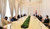 During the meeting with the OSCE Chairperson-in-Office, President Armen Sarkissian raised the issues of returning the Armenian prisoners-of-war and civilians