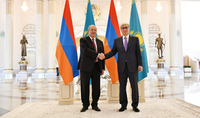 Президент Армен Саркисян поздравил с праздником Новруза Президента Казахстана