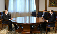 President Armen Sarkissian received the Minister of Labour and Social Affairs