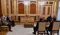 President Armen Sarkissian met with the leader of the "Republic" party Aram Sargsyan, and member of the Political Council Artak Zeynalyan