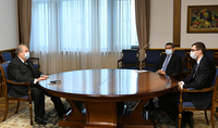 Le Président Armen Sarkissian a reçu le ministre du travail et des affaires sociales