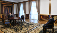 Президент Армен Саркисян принял учредителя образовательной программы «Dasaran»