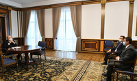 Президент Армен Саркисян принял новоназначенного Министра промышленности высоких технологий Айка Чобаняна